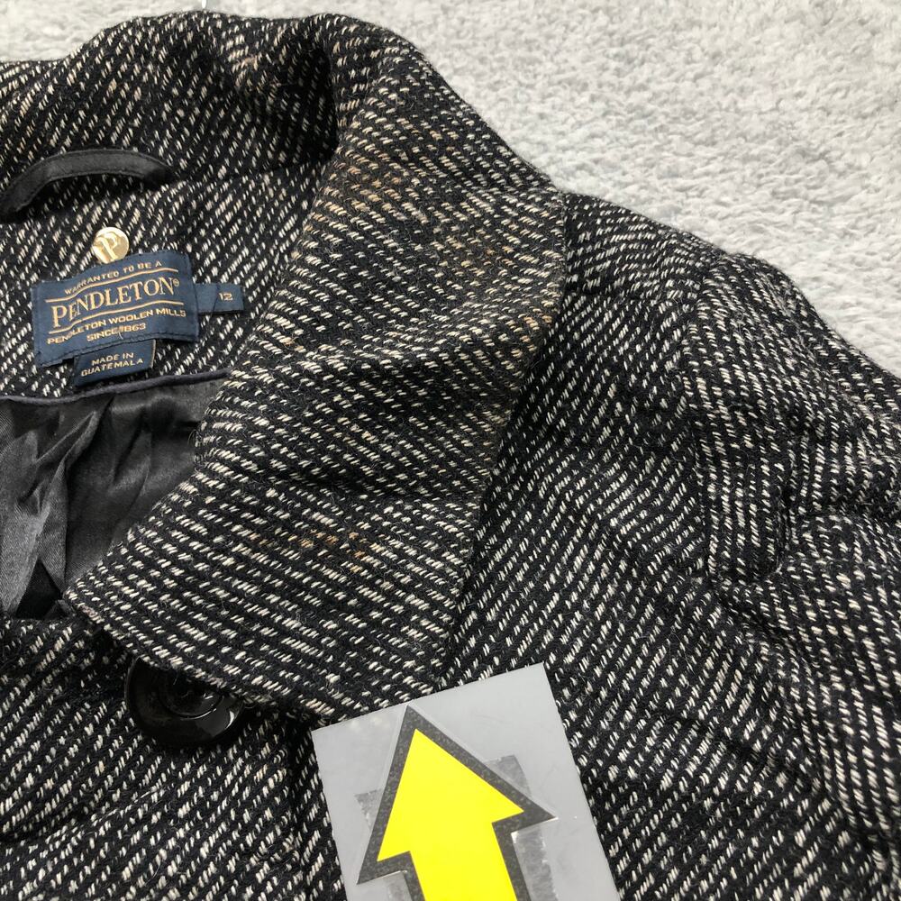 Pendleton Wool Blend Lined Peacoat Jacket Womens … - image 8